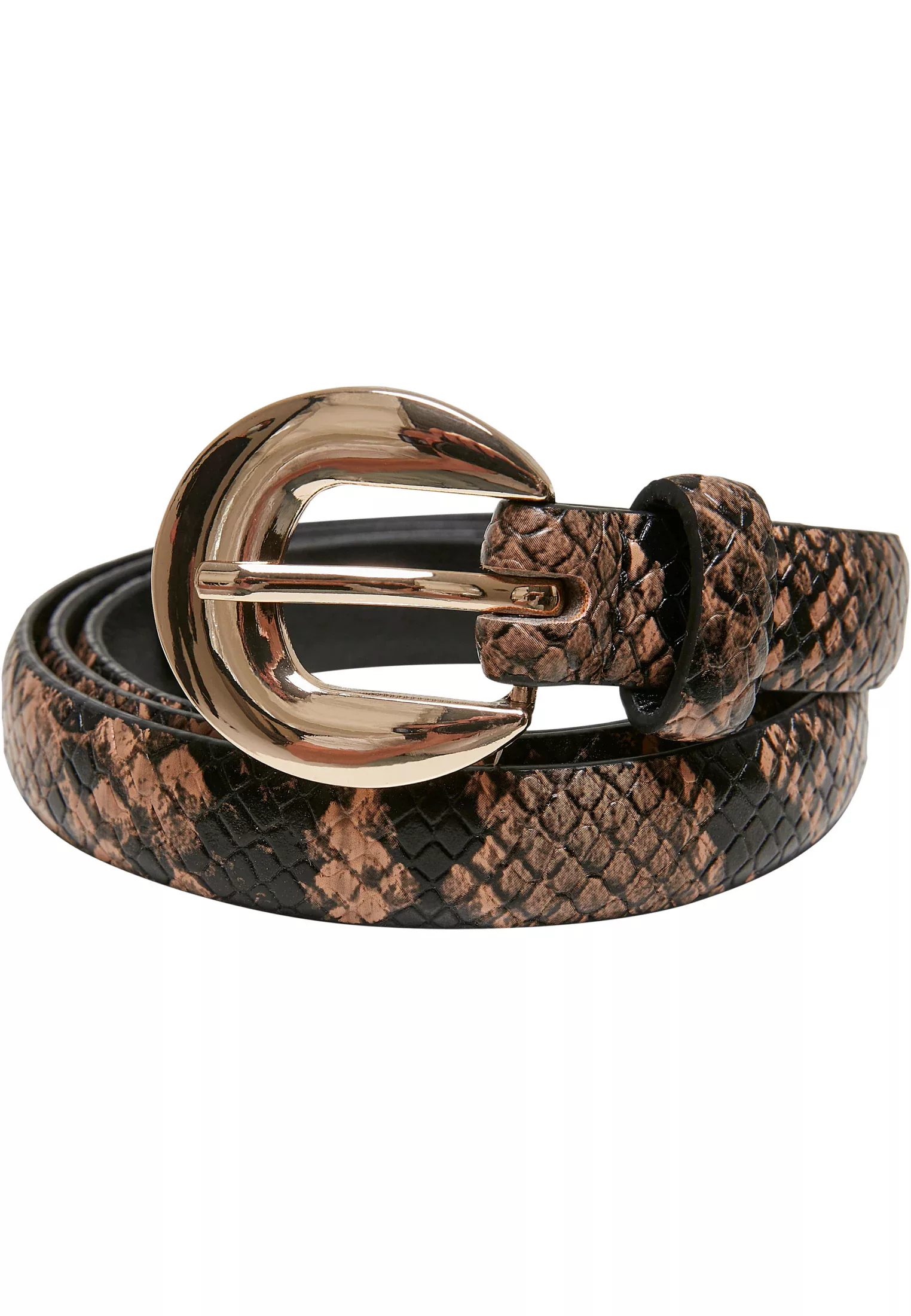 URBAN CLASSICS Hüftgürtel "Accessoires Snake Synthetic Leather Ladies Belt" günstig online kaufen