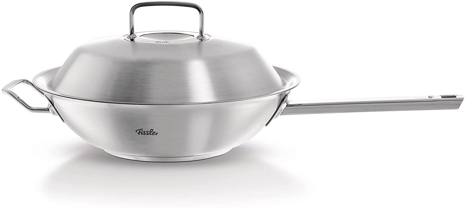 Fissler Wok »ORIGINAL-PROFI COLLECTION® Wok mit Deckel«, Edelstahl 18/10, ( günstig online kaufen