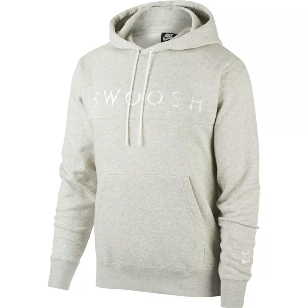 Nike Sportswear Swoosh Kapuzenpullover XL Grey Heather / White günstig online kaufen
