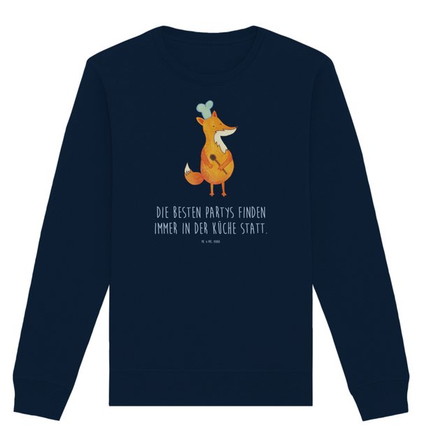 Mr. & Mrs. Panda Longpullover Größe XS Fuchs Koch - French Navy - Geschenk, günstig online kaufen