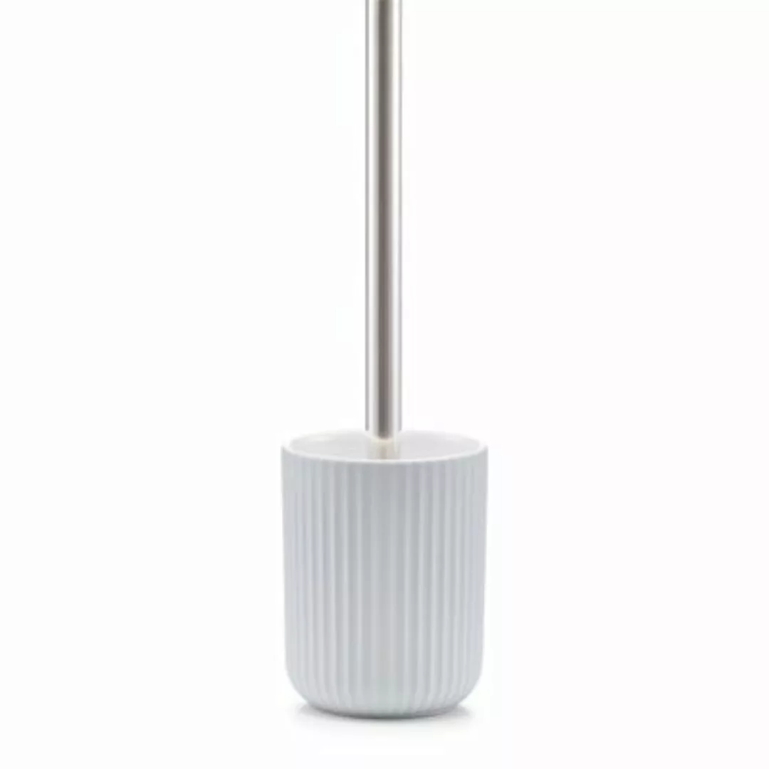 HTI-Living WC Bürste Keramik Grau Ø 9,1 x 37,5 cm weiß günstig online kaufen