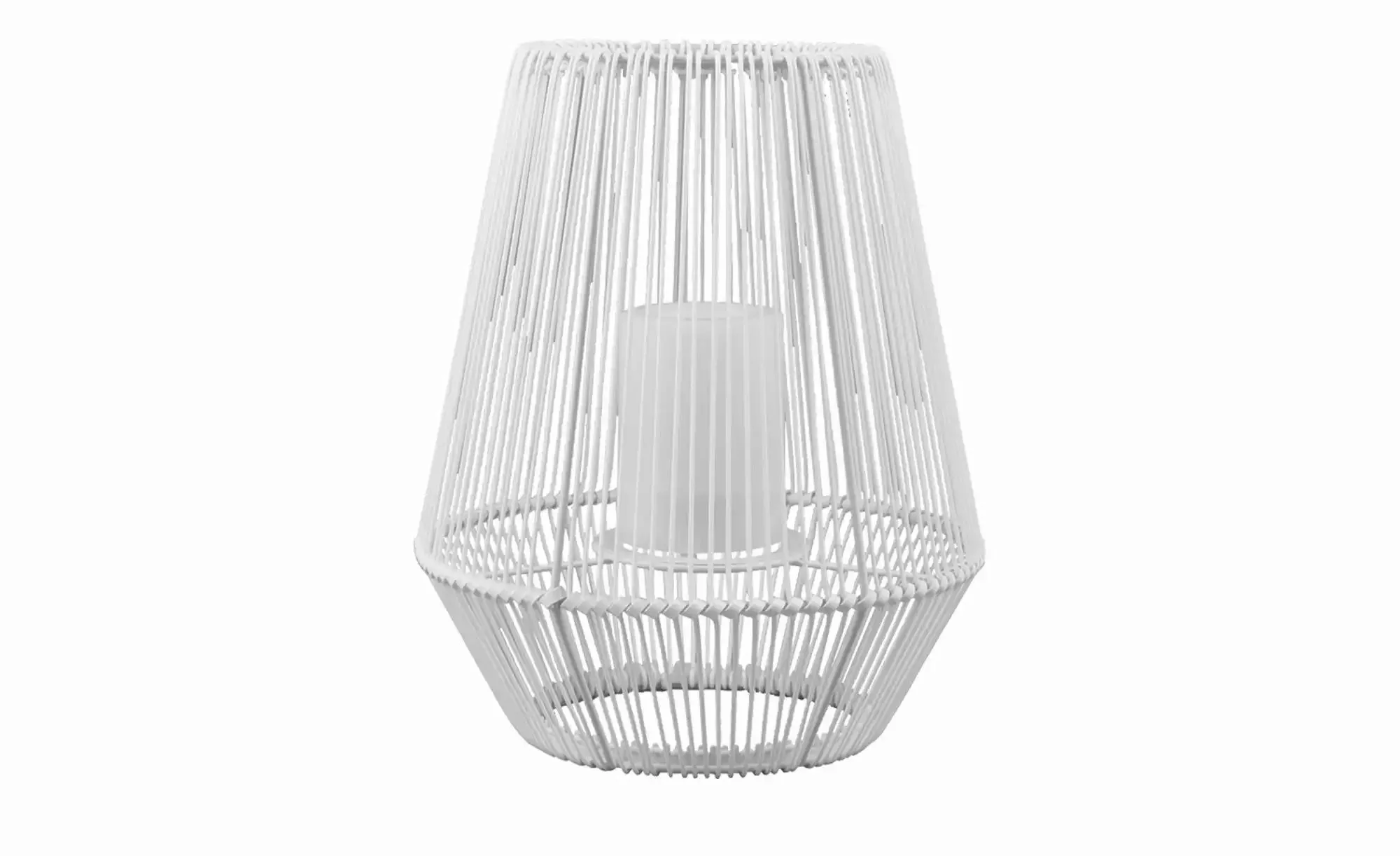 Trio Solar-Außen-Tischleuchte, weiß ¦ weiß ¦ Maße (cm): H: 30,5  Ø: 26 Lamp günstig online kaufen