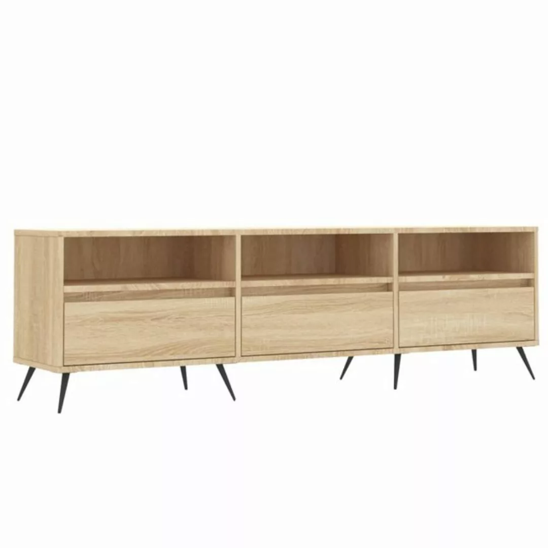 furnicato TV-Schrank Sonoma-Eiche 150x30x44,5 cm Holzwerkstoff (1-St) günstig online kaufen