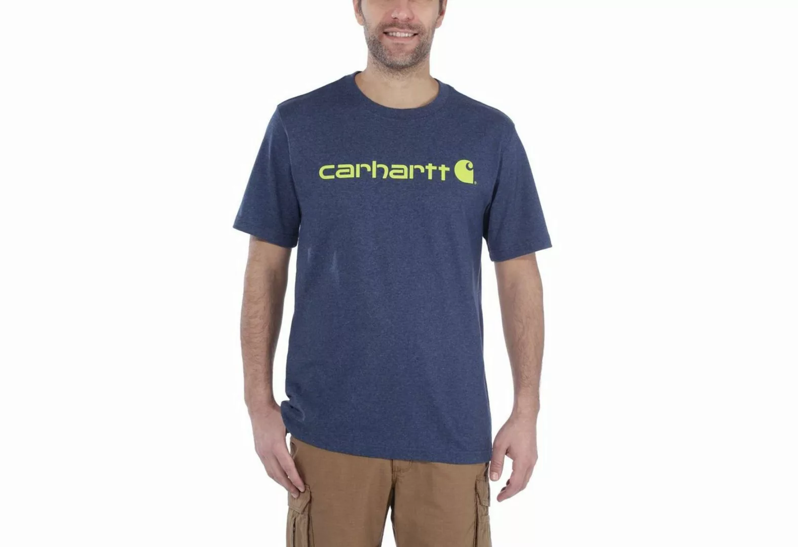 Carhartt T-Shirt 103361 CORE LOGO mit Logo-Aufdruck günstig online kaufen