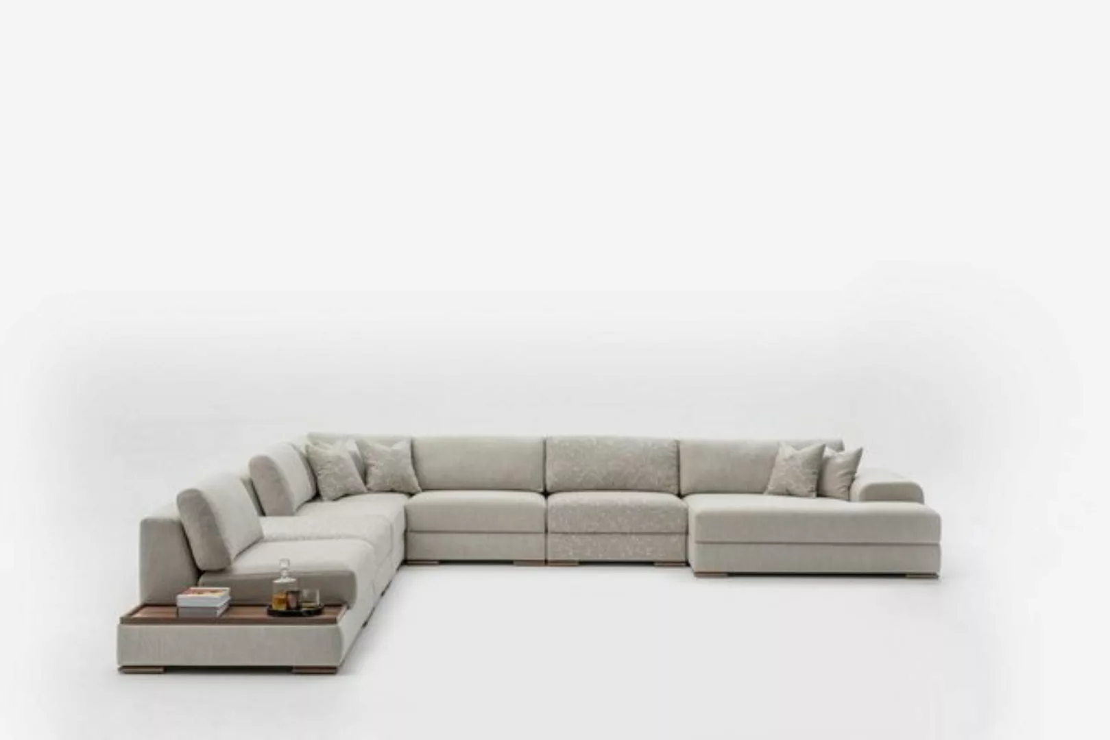 Xlmoebel Ecksofa Neues Ecksofa in luxuriösem grauem Design für das moderne günstig online kaufen