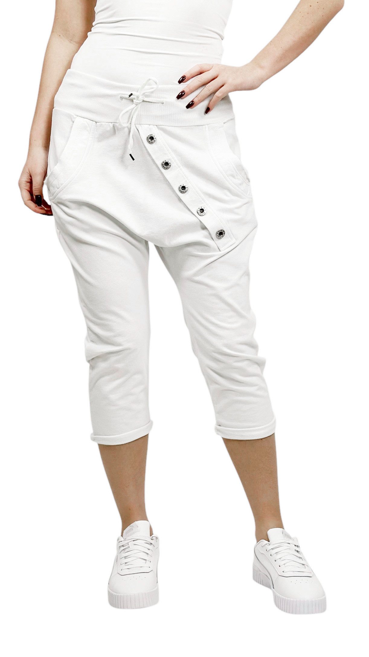 Mississhop Caprihose Damen Capri Hose Boyfriend günstig online kaufen