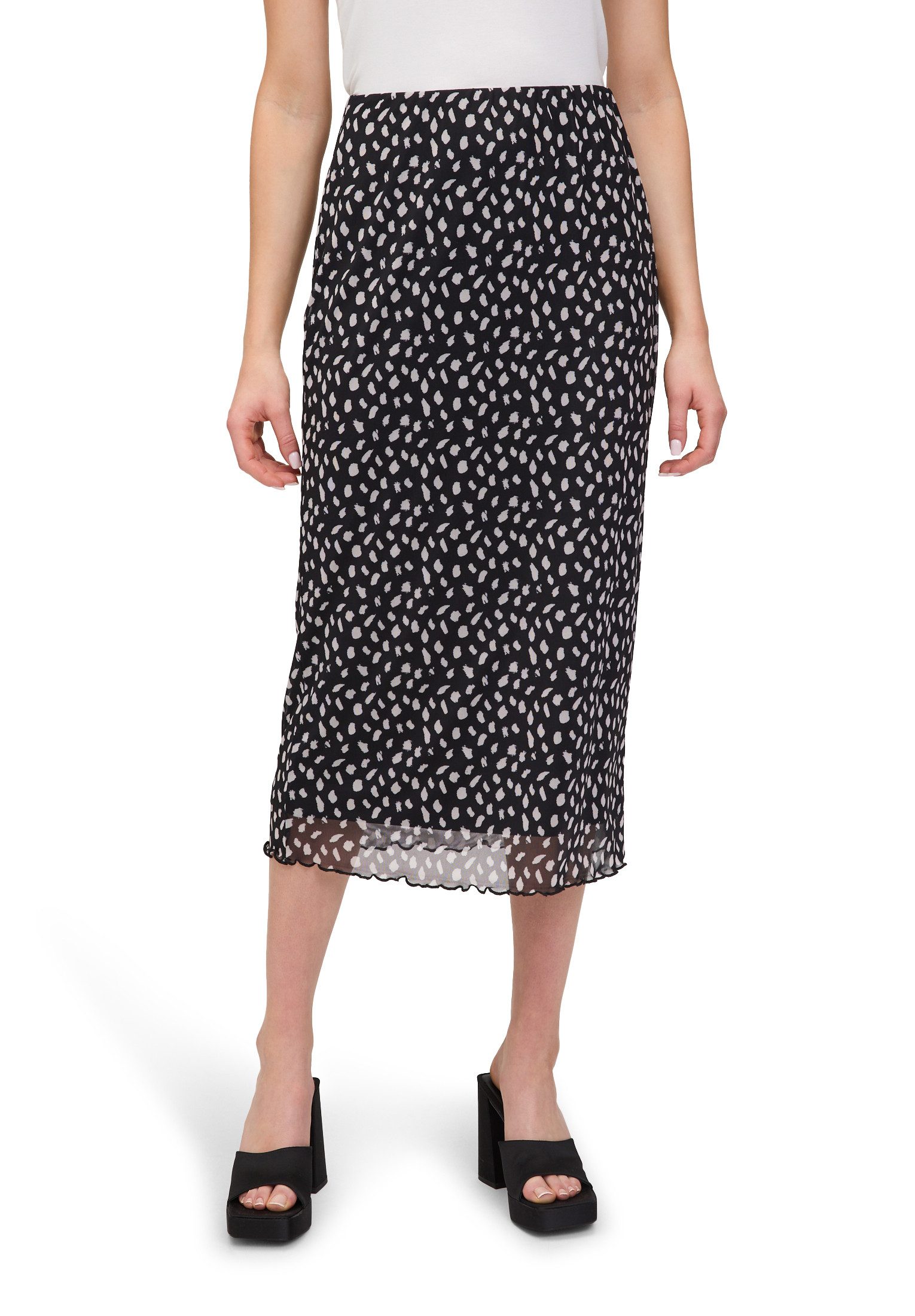 Cartoon Midirock Cartoon Damen Midirock mit günstig online kaufen