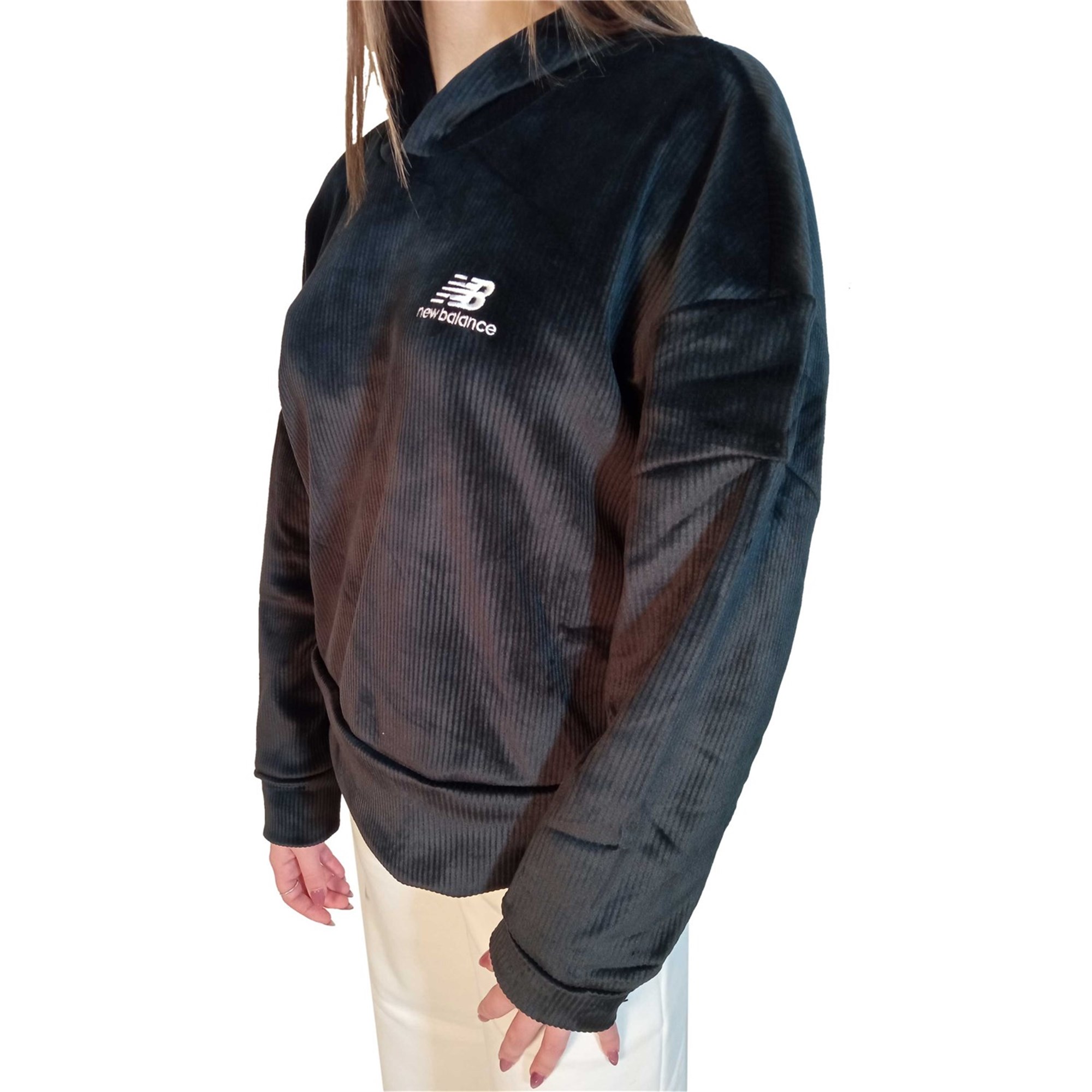 NEW BALANCE Sweatshirt Damen schwarz Poliestere günstig online kaufen