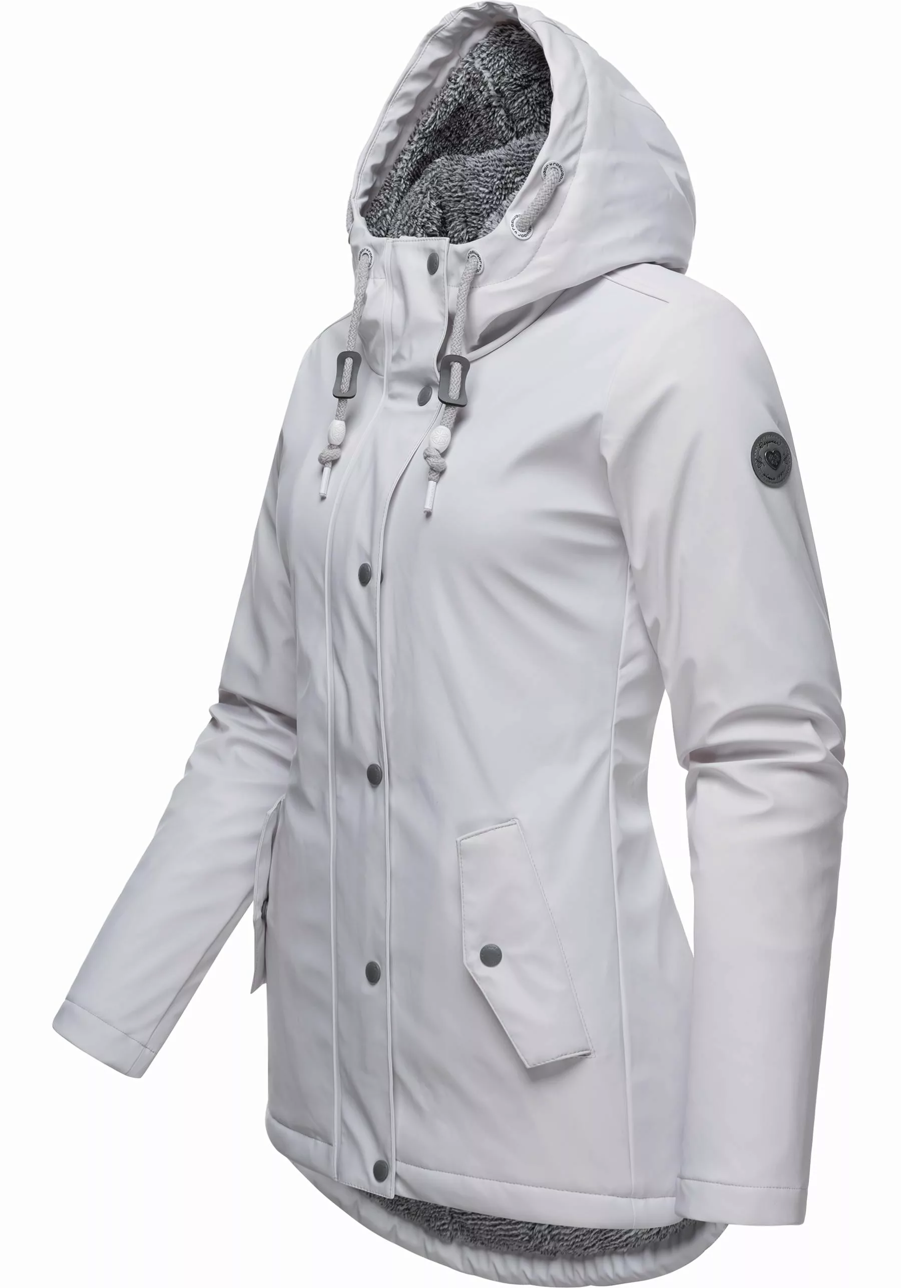 Ragwear Regenjacke "Marge", mit Kapuze, warm gefütterter Damen Winter Regen günstig online kaufen