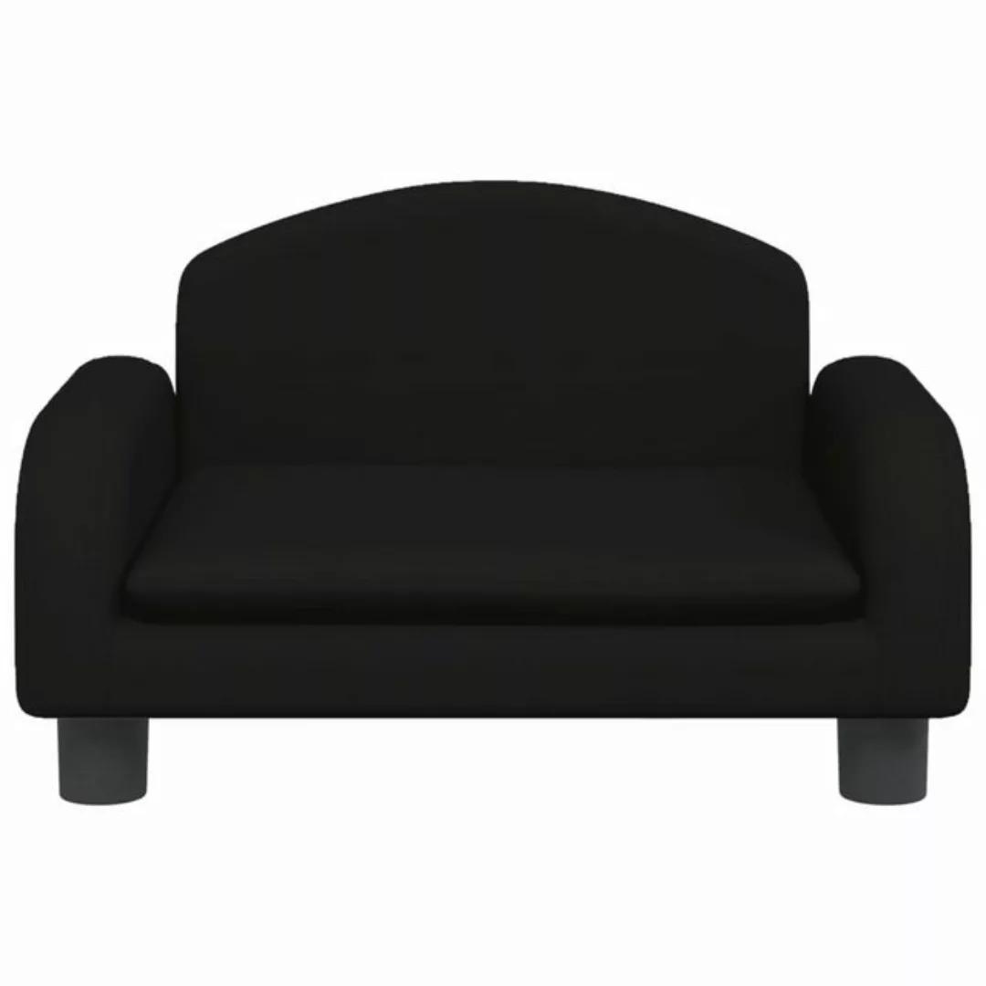 vidaXL Kindersofa Kindersofa Schwarz 50x40x30 cm Stoff günstig online kaufen