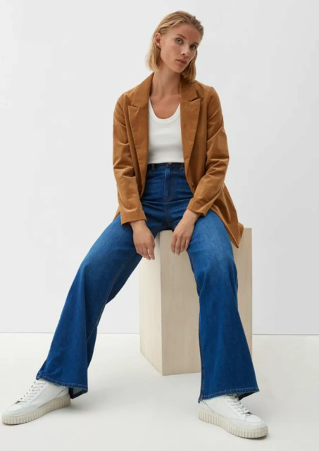 s.Oliver Bequeme Jeans s.Oliver Jeans Suri mit Wide Leg in Blue (1-tlg) Fiv günstig online kaufen