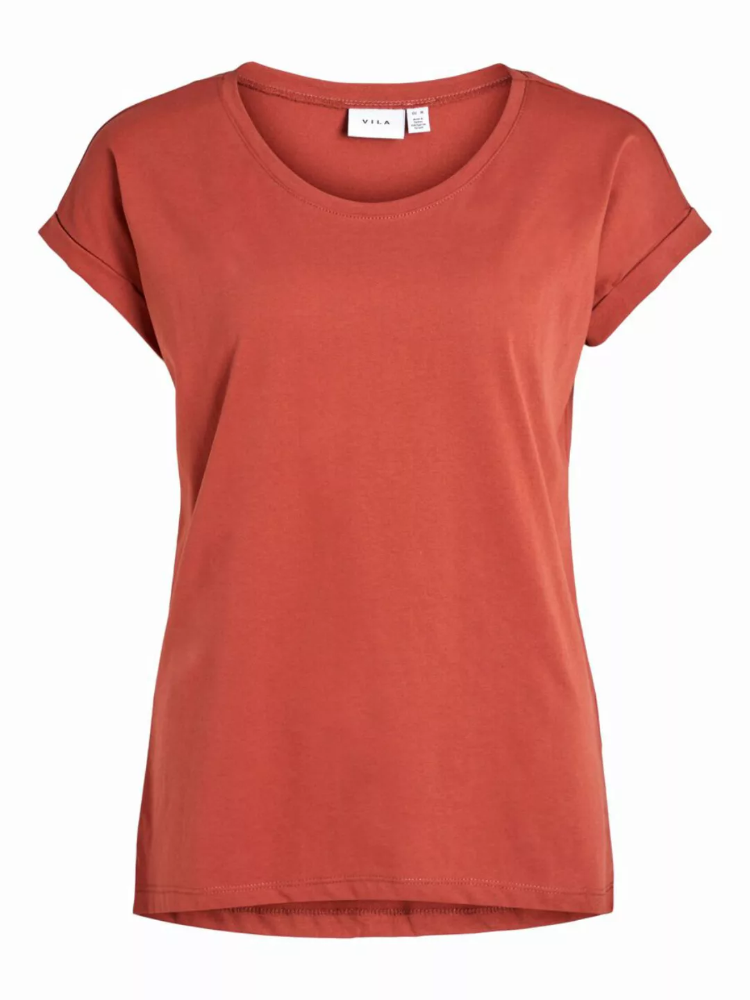 VILA Basic T-shirt Damen Rot günstig online kaufen
