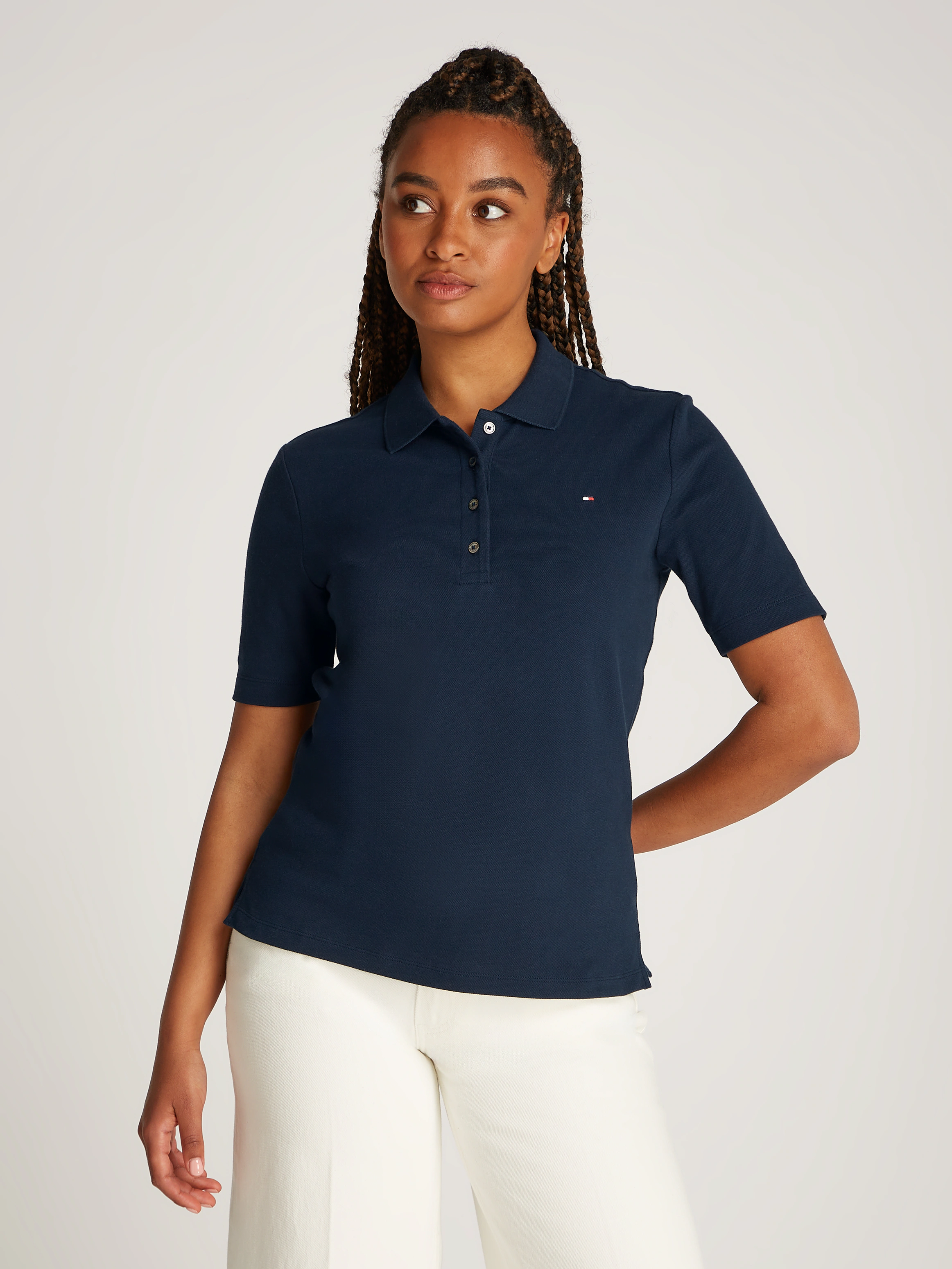 Tommy Hilfiger Poloshirt "1985 Regular Fit Pique Premium Polo", mit Logo-St günstig online kaufen