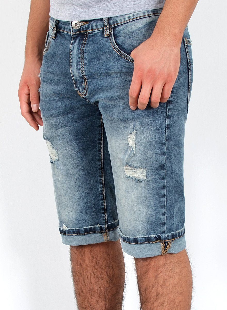ESRA Jeansshorts Herren Jeans Shorts Hose günstig online kaufen
