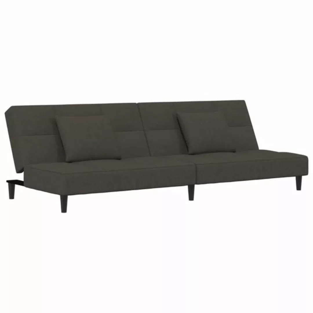 vidaXL Sofa Schlafsofa 2 Sitzer mit 2 Kissen Samt verschiedene Farben, ohne günstig online kaufen