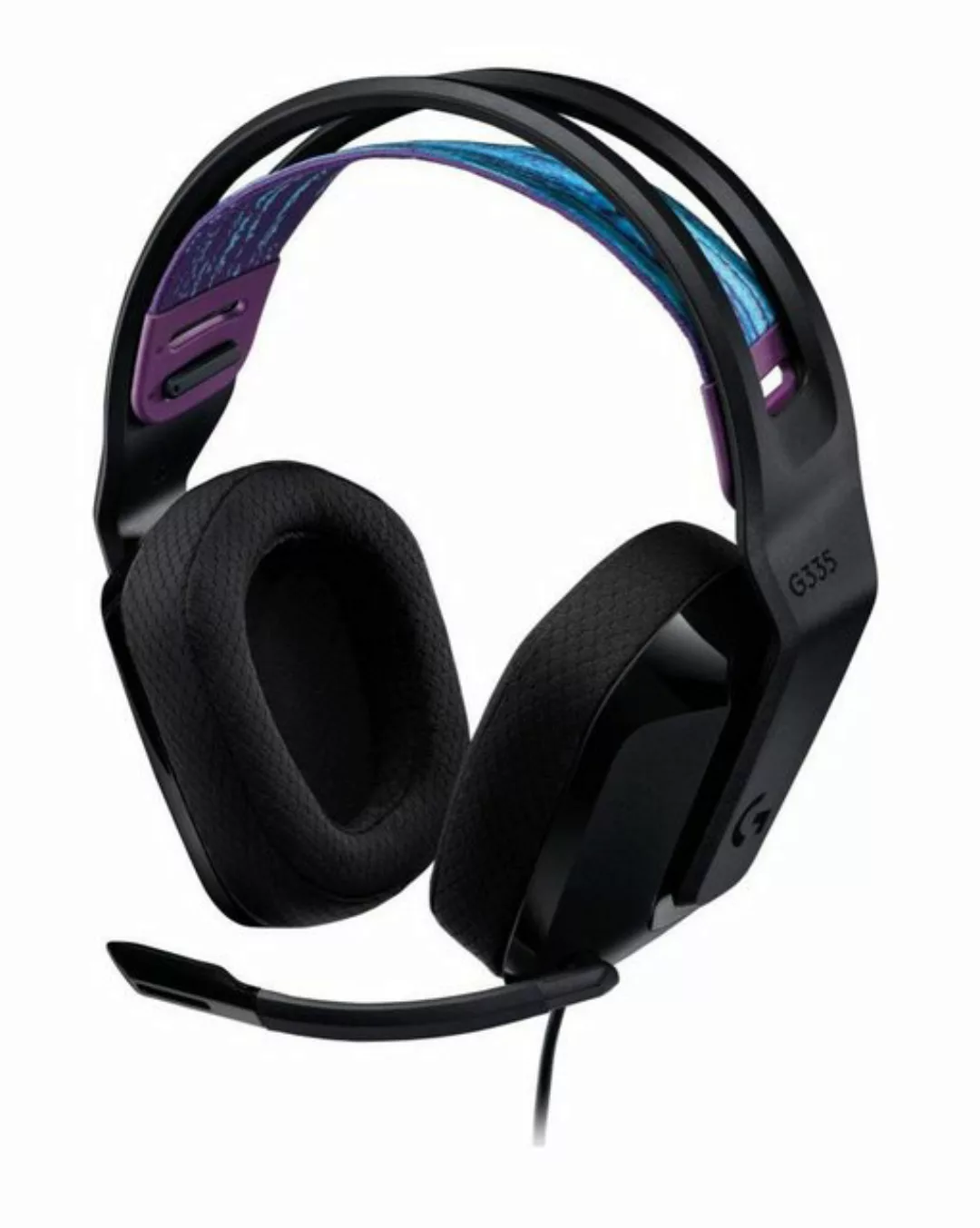 Logitech G335 schwarz Gaming-Headset (Kabelgebunden, Lautstärkerad am Ohrpo günstig online kaufen