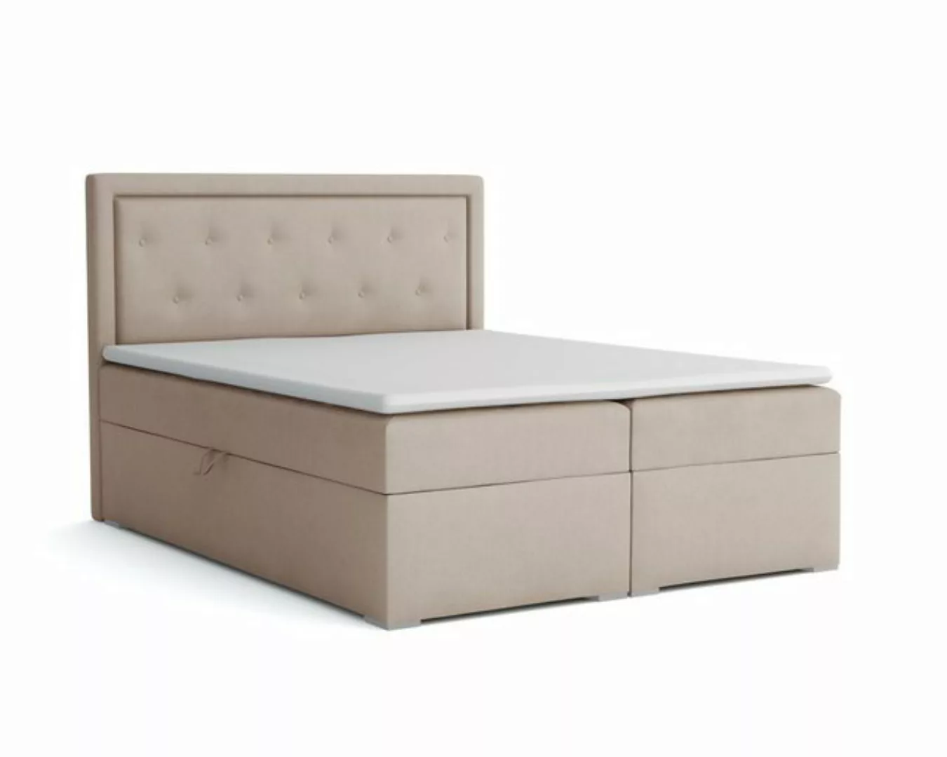 Deine Möbel 24 Boxspringbett PABLO Boxspring Komplettbett Polsterbett Bonel günstig online kaufen