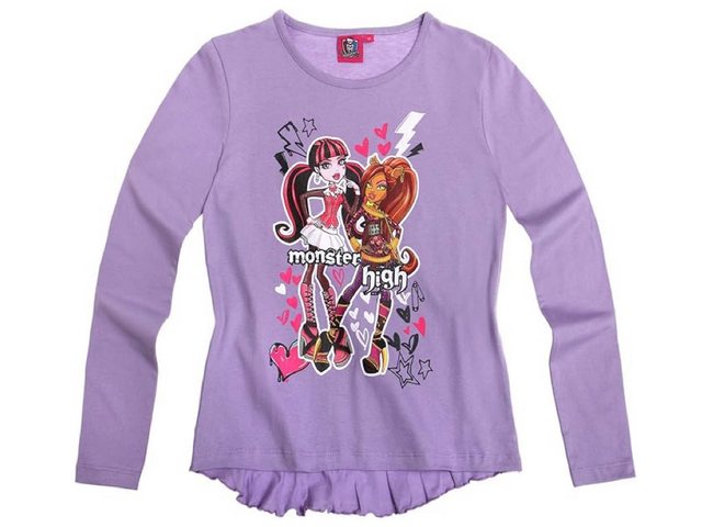 Monster High Langarmshirt in verschiedenen Farben und Größen günstig online kaufen