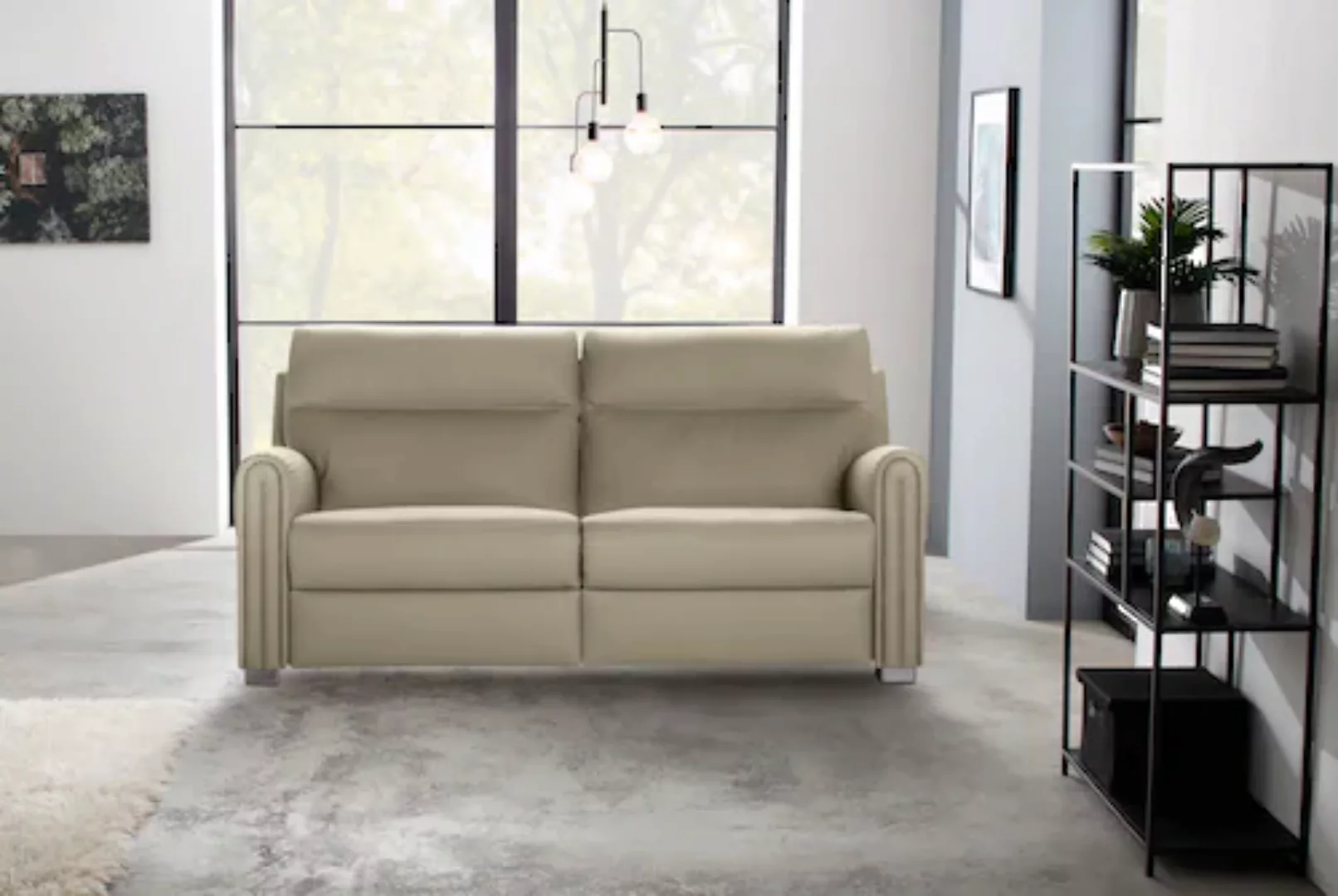 Nicoletti Home 2-Sitzer "Atlanta", Breite 154 cm, wahlweise mit Relaxfunkti günstig online kaufen