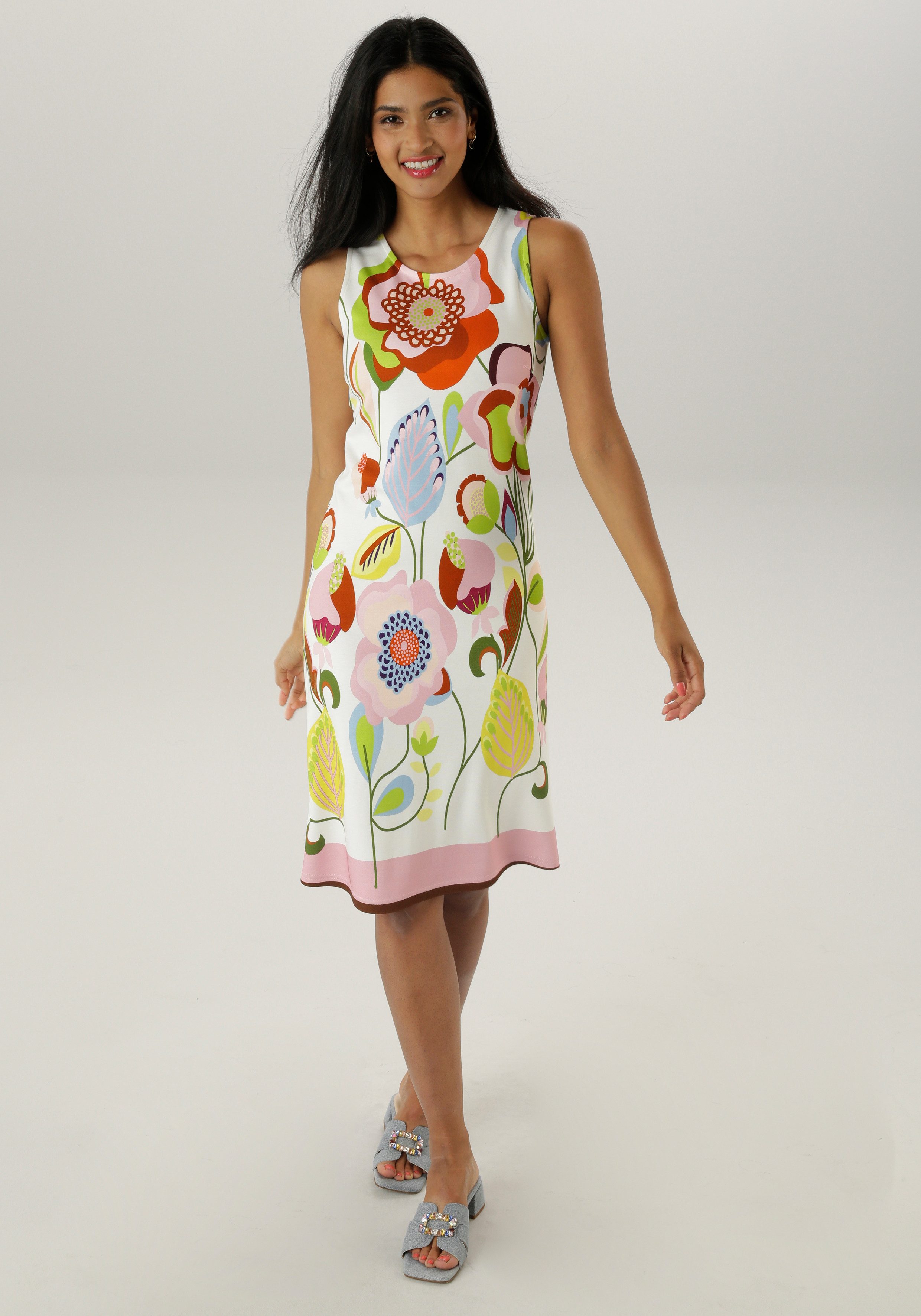 Aniston SELECTED Sommerkleid, mit modischen, floralem Druck günstig online kaufen