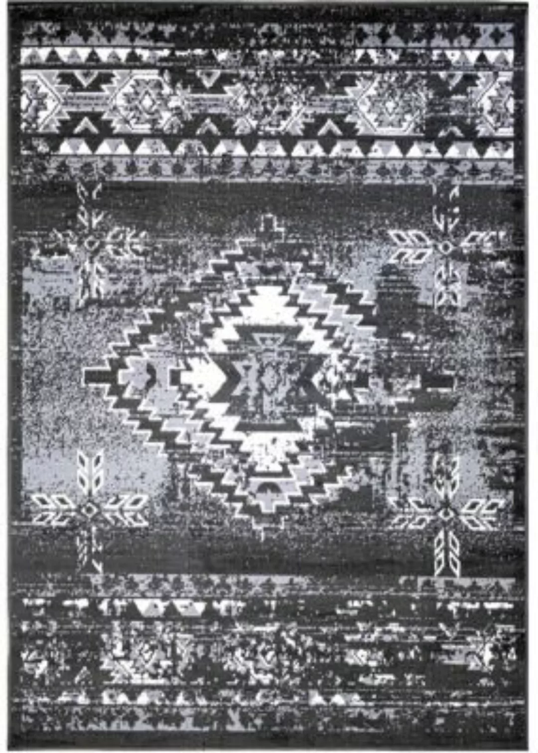 Carpetilla Designteppich Floransa Bordüre Vintage grau Gr. 200 x 290 günstig online kaufen
