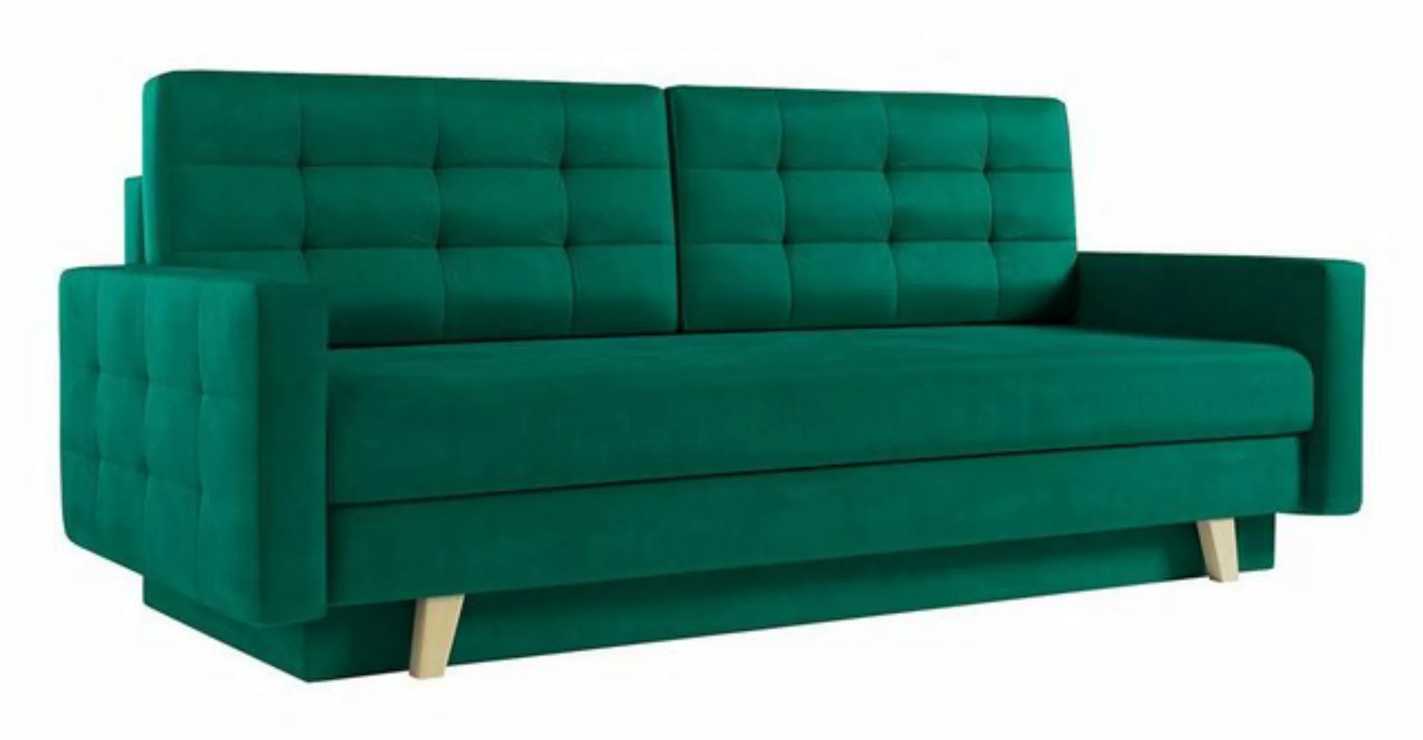 MKS MÖBEL Sofa FRIGA, mit Schlaffunktion und Bettkasten, Modern Still günstig online kaufen