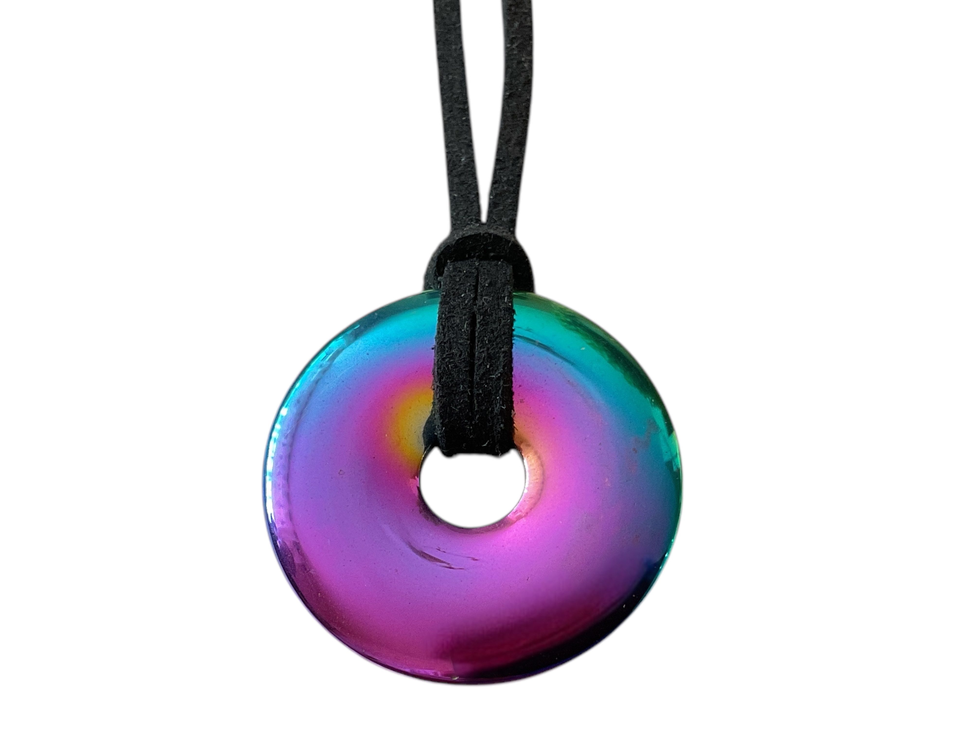 Steinfixx® Lange Kette echter Edelsteindonut 30 günstig online kaufen