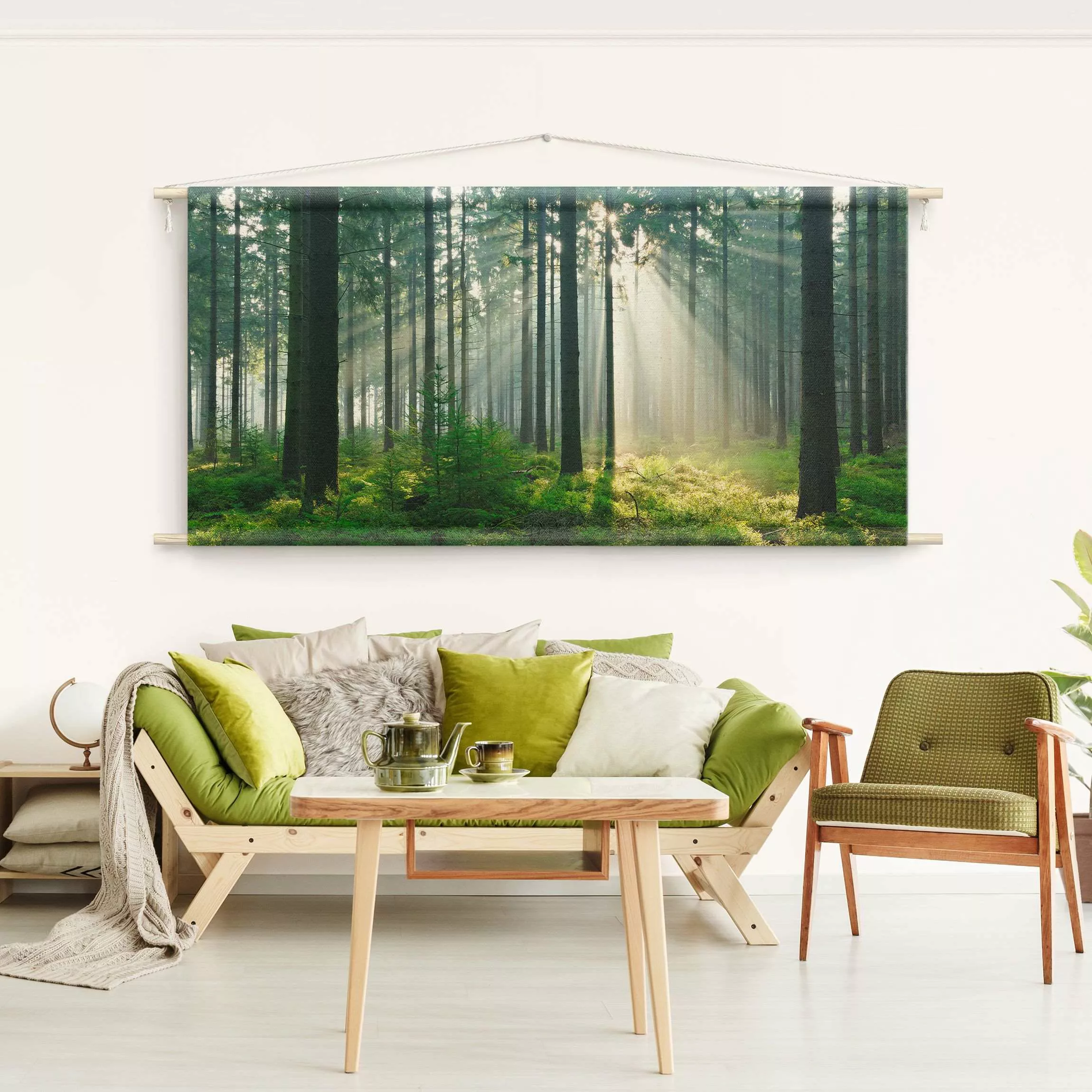 Wandteppich Enlightened Forest günstig online kaufen