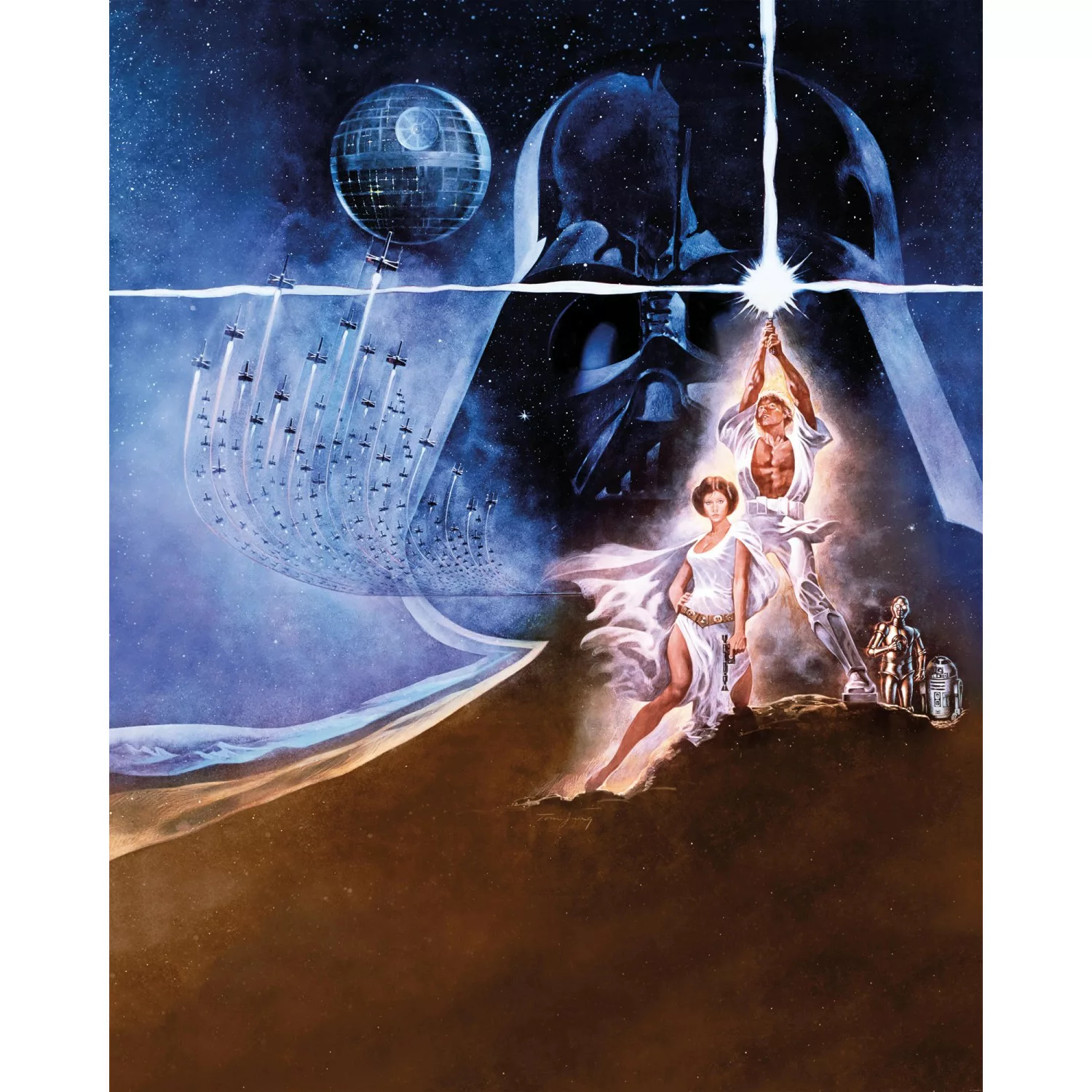 Komar Vliestapete »Star Wars Poster Classic2«, 200x250 cm (Breite x Höhe), günstig online kaufen