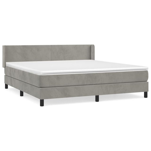 vidaXL Boxspringbett Bett Boxspringbett mit Matratze & Topper Samt verschie günstig online kaufen