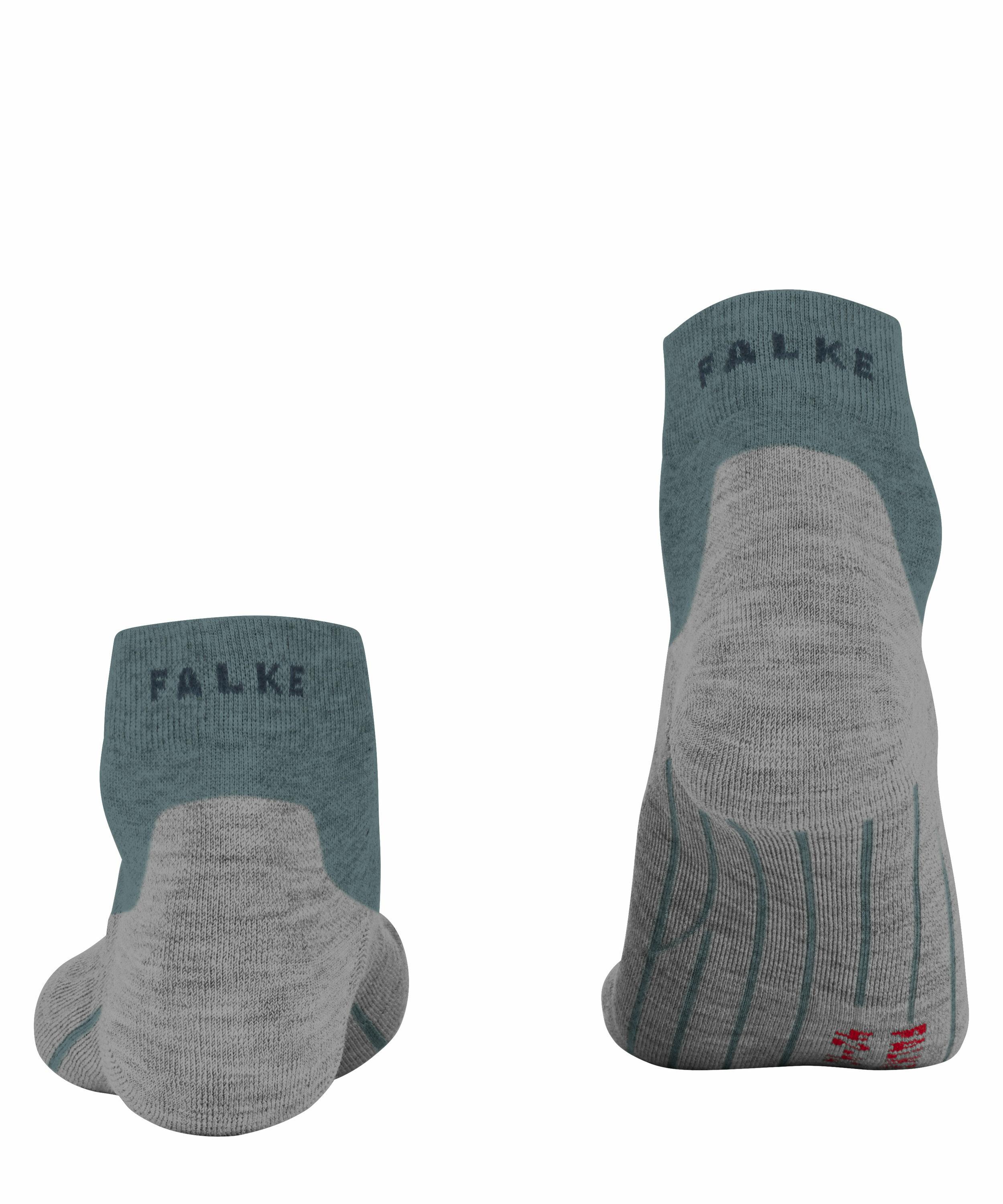 FALKE GO2 Short Herren Golf Socken, 46-48, Grau, Baumwolle, 16779-358305 günstig online kaufen