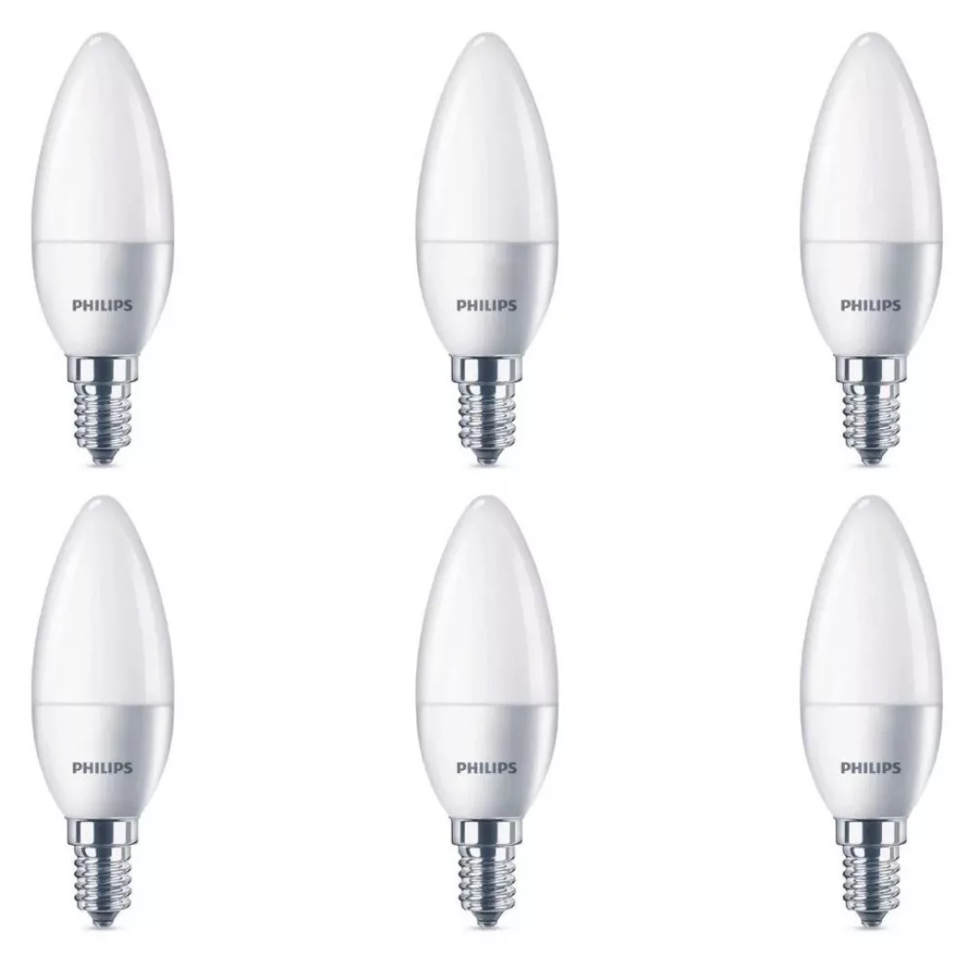 Philips LED Lampe ersetzt 40 W, E14 Kerzenform B35, weiß, warmweiß, 470 Lum günstig online kaufen