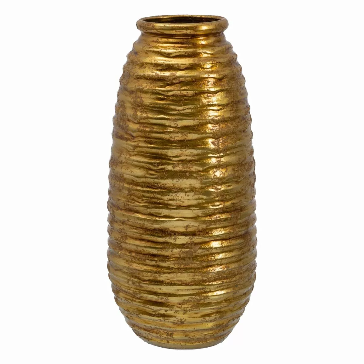 Vase Aus Keramik Gold 35 X 35 X 80 Cm günstig online kaufen