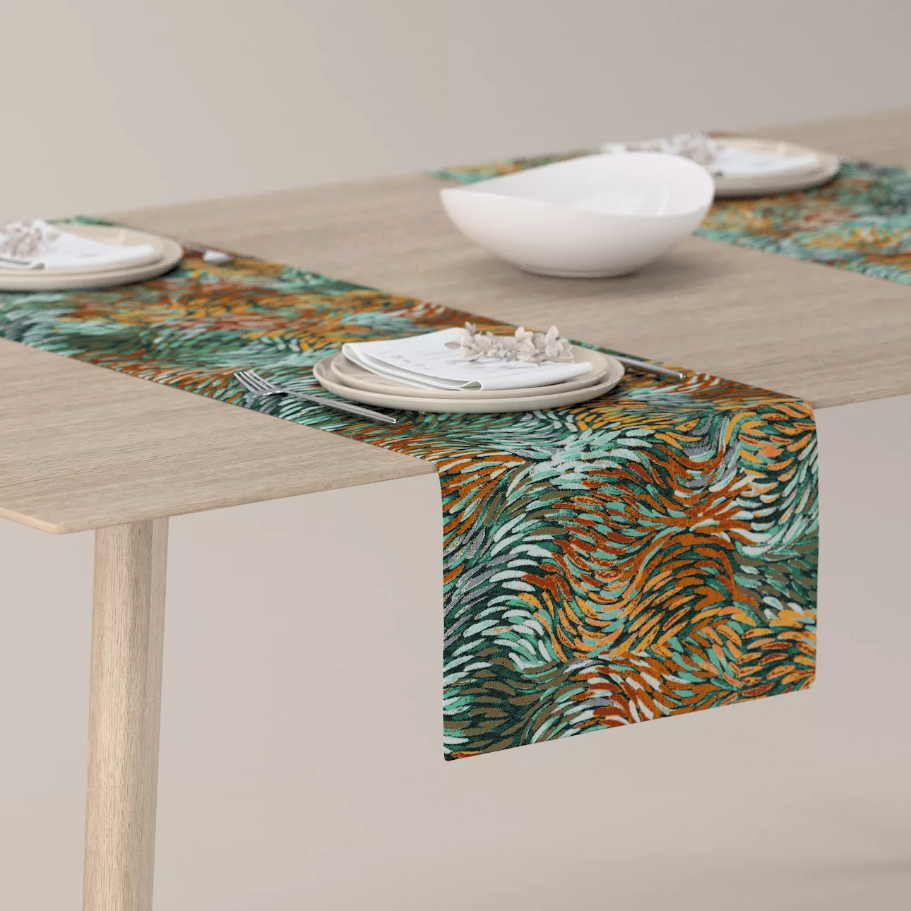 Tischläufer, grün- orange, 40 x 130 cm, Intenso Premium (144-31) günstig online kaufen