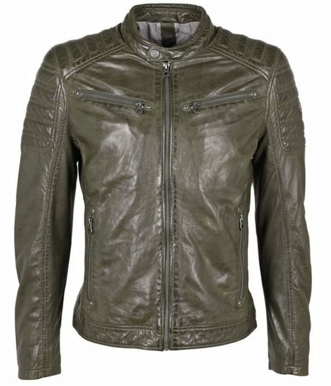 Gipsy by Mauritius Lederjacke GMChesto Herrenjacke im Biker-Look aus Lammna günstig online kaufen