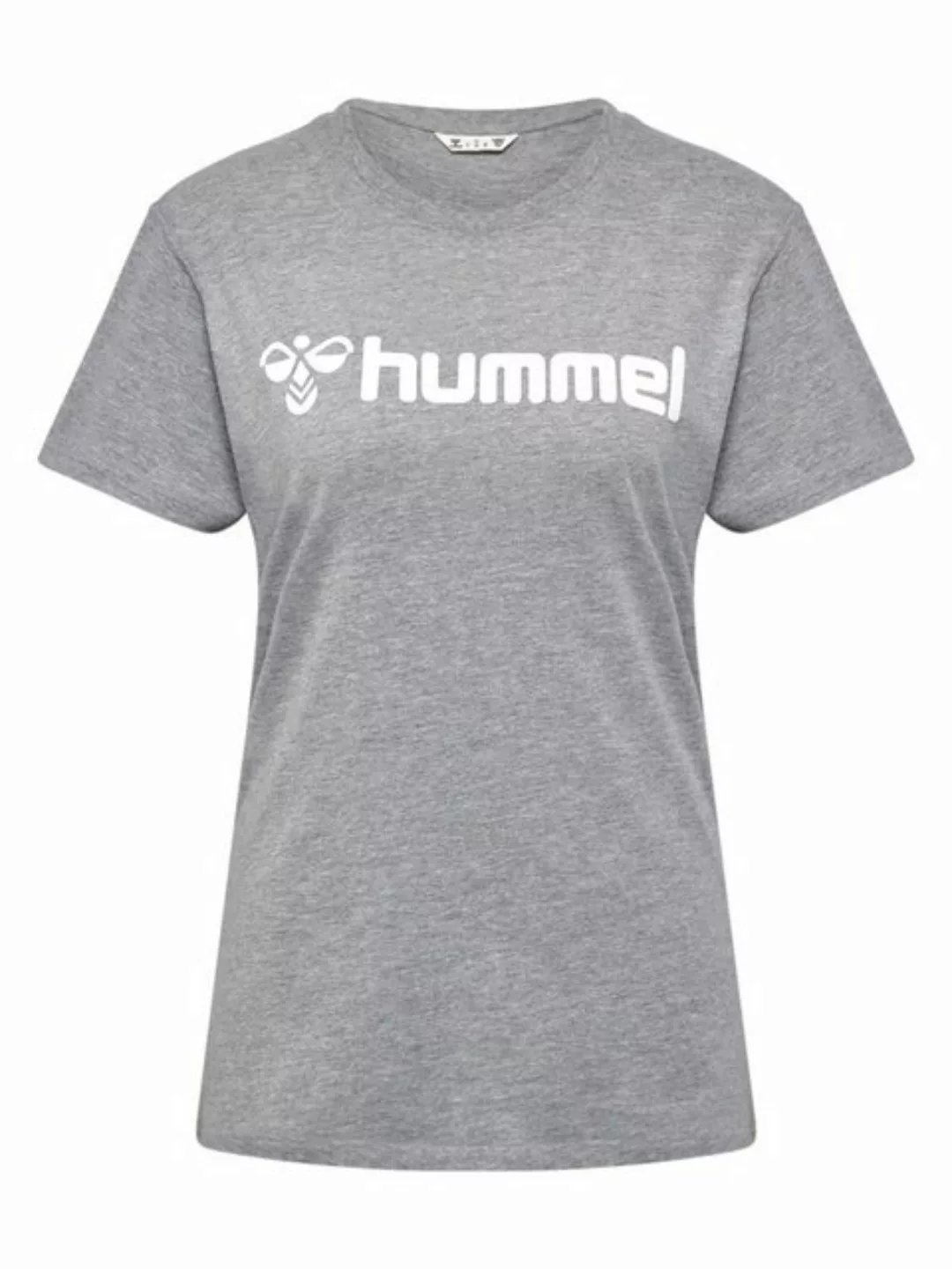 hummel T-Shirt T-Shirt Regular Fit Stretch Rundhalsausschnitt Logo 7929 in günstig online kaufen