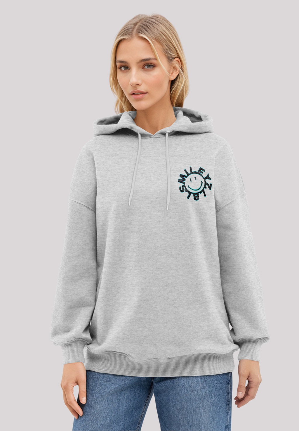 F4NT4STIC Kapuzenpullover "Smiley Future Forecast", Premium Qualität günstig online kaufen