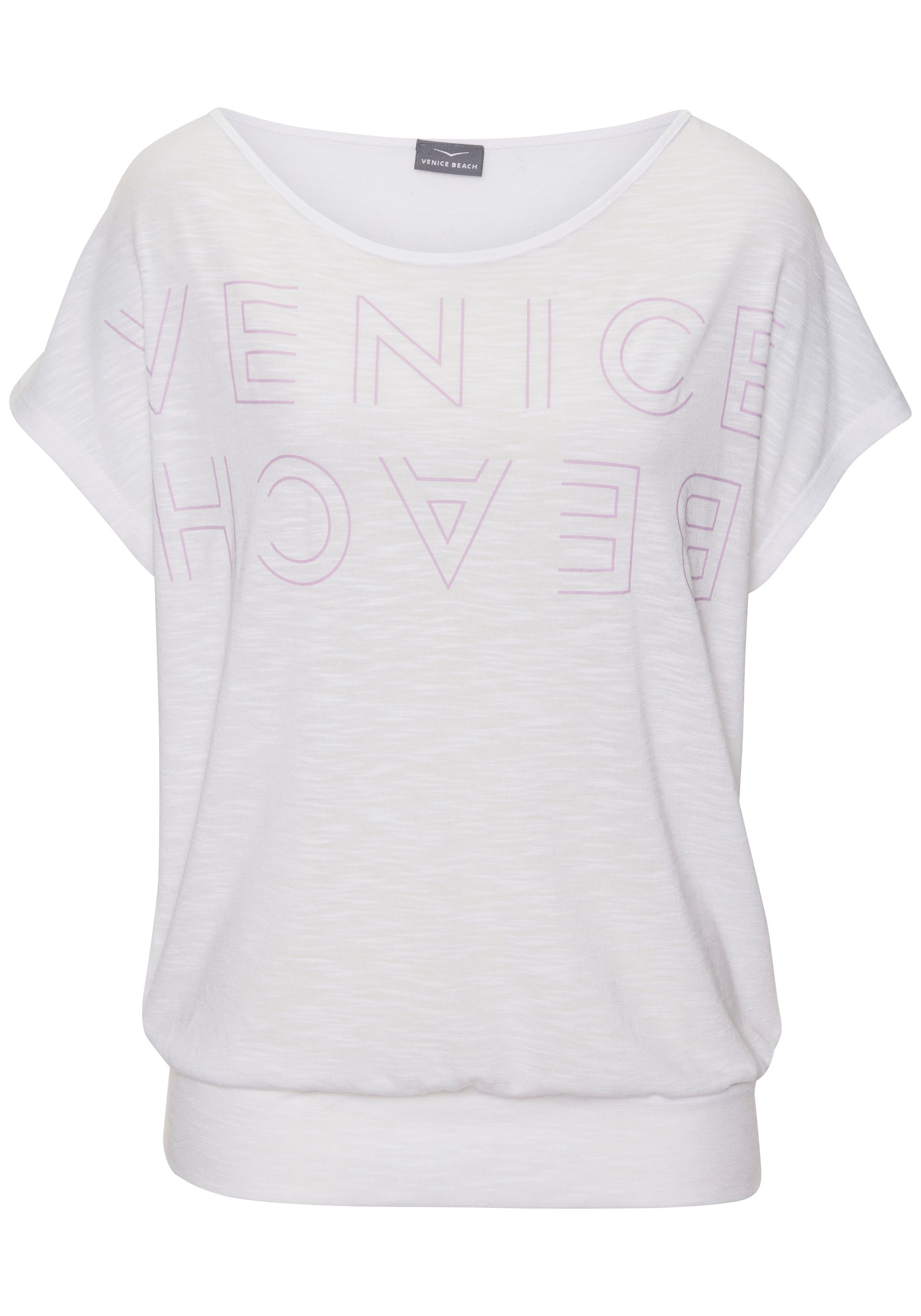Venice Beach Rundhalsshirt, mit Logoprint, T-Shirt, sommerlich-sportlicher günstig online kaufen