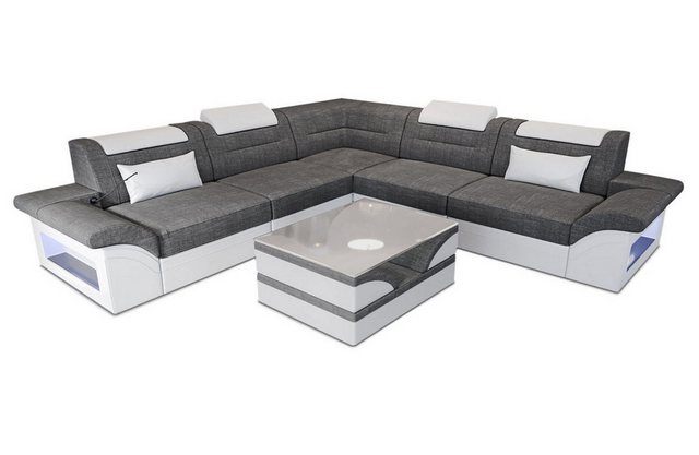 Sofa Dreams Ecksofa Stoffsofa Couch Brianza L Form Polster Stoff Sofa Moder günstig online kaufen