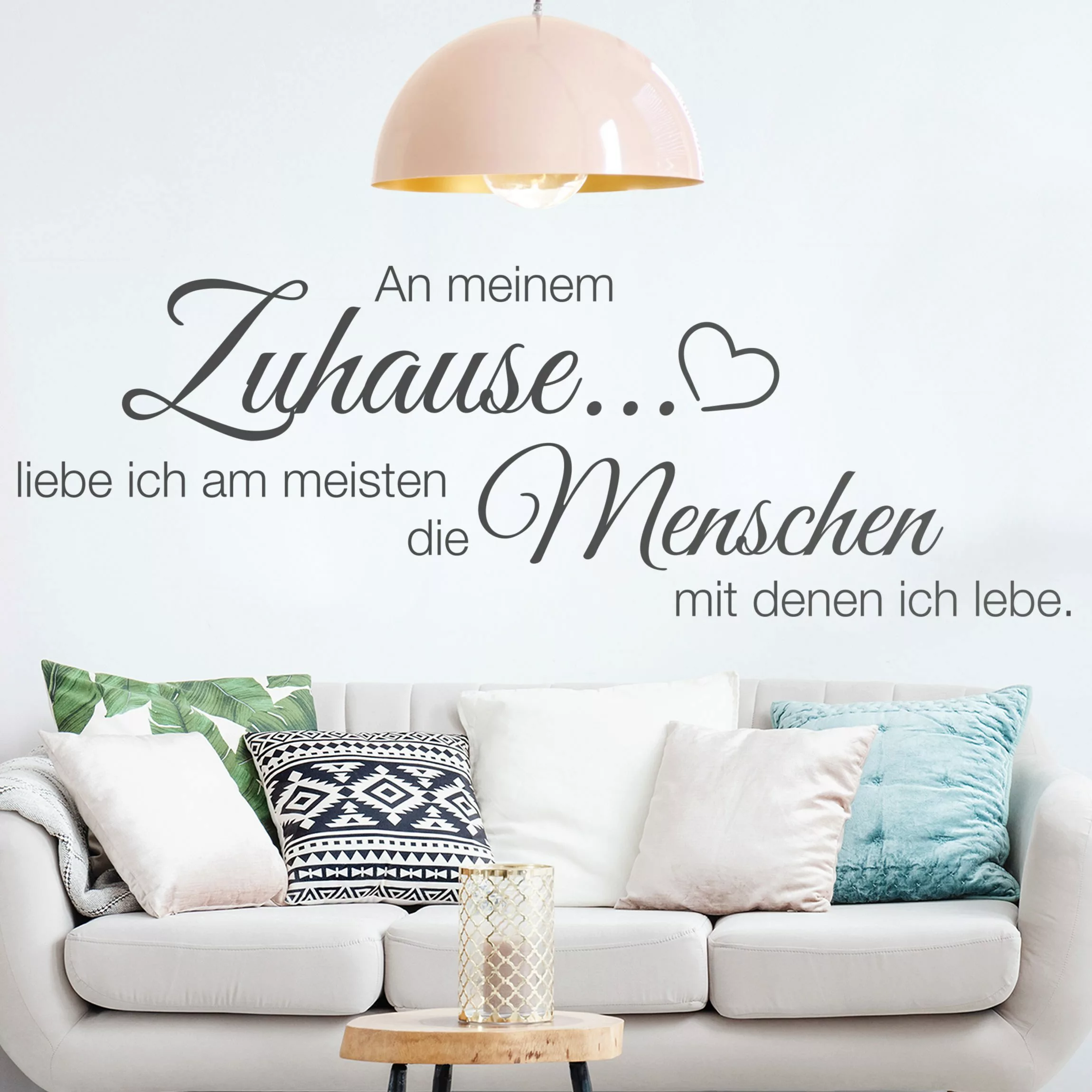 Wandtattoo Spruch An meinem Zuhause… günstig online kaufen