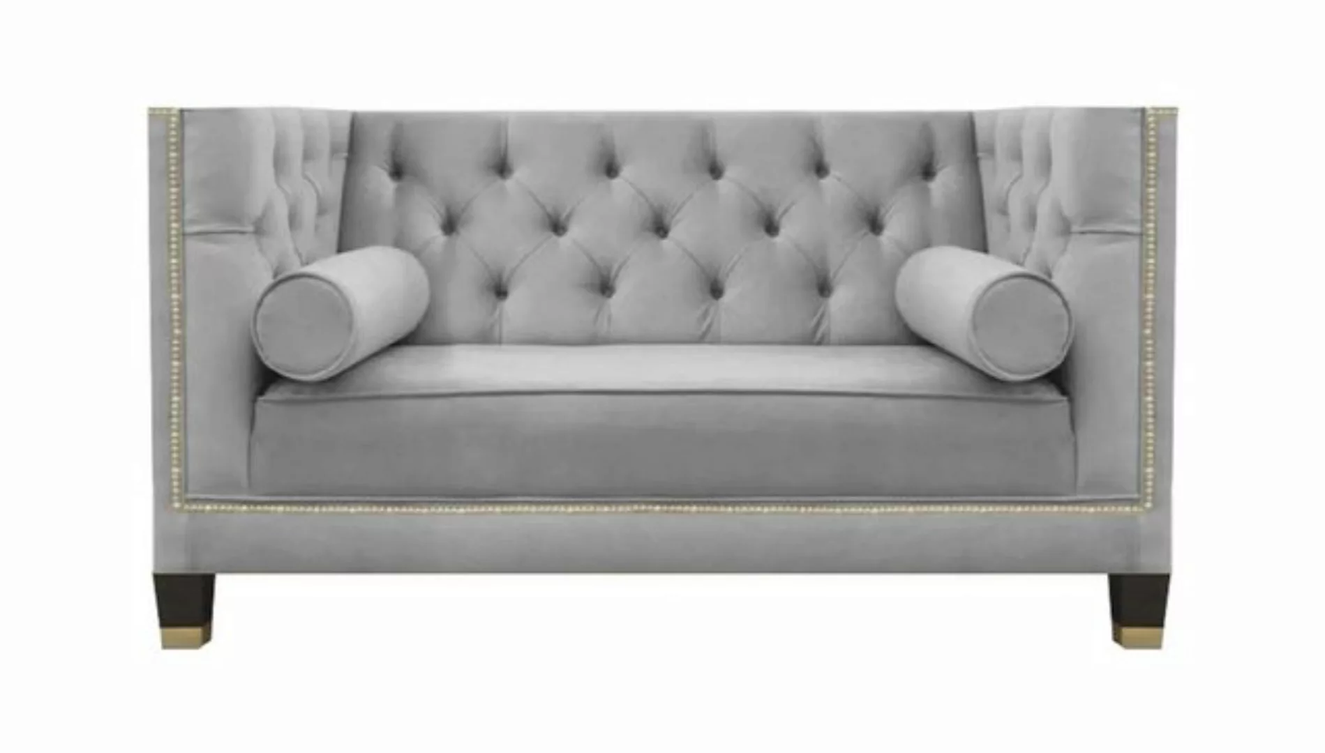 JVmoebel 2-Sitzer Chesterfield Designer Sofa Zweisitzer Couch Wohnzimmer Lu günstig online kaufen