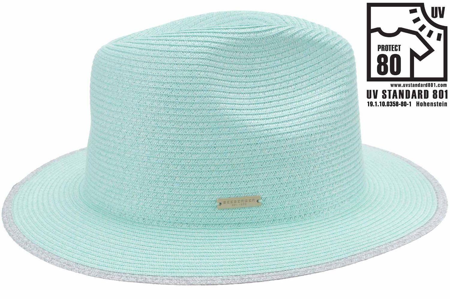 Seeberger Strohhut Rollbarer Fedora aus Borte günstig online kaufen