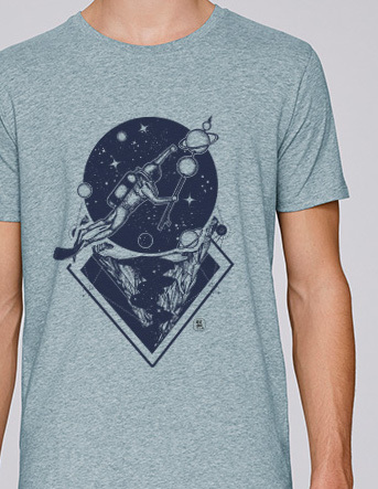 Bio-baumwolle T-shirt / Diver günstig online kaufen