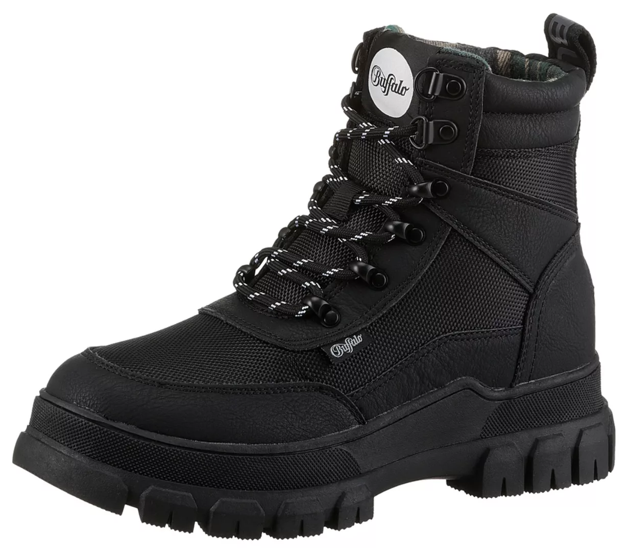 Buffalo Schnürboots "NOVA COM VEGAN", Stiefelette, High Top Sneaker, Platea günstig online kaufen