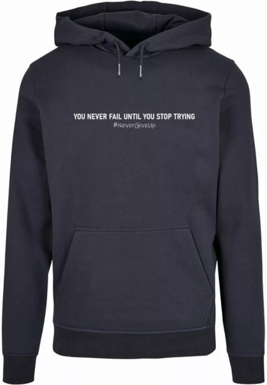 Merchcode Kapuzensweatshirt Merchcode Herren Never Give Up Basic Hoody (1-t günstig online kaufen