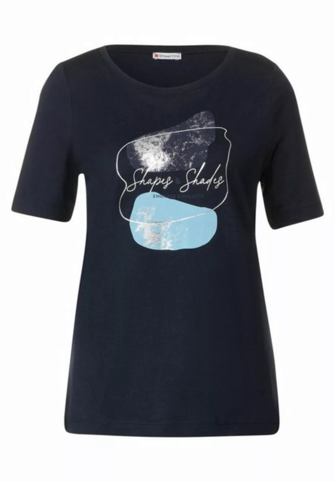 STREET ONE T-Shirt foil part print shirt günstig online kaufen