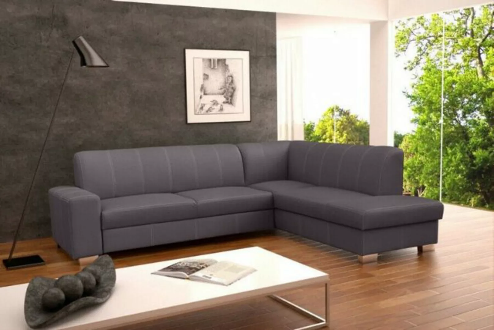 JVmoebel Ecksofa Sofa Schlafsofa Designer Sofa mit Bettfunktion + Bettkaste günstig online kaufen