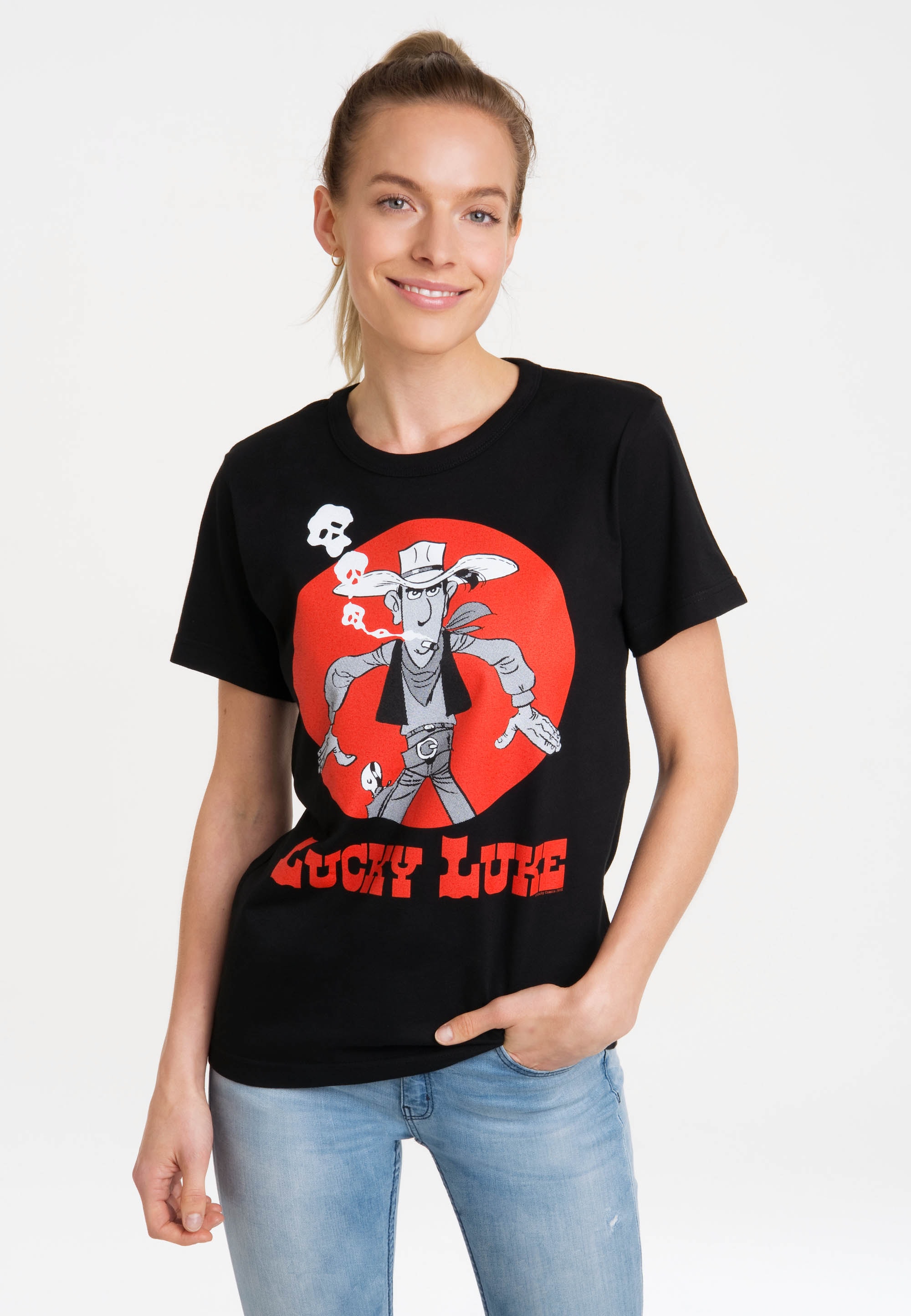 LOGOSHIRT T-Shirt "Lucky Luke - Daisytown" günstig online kaufen