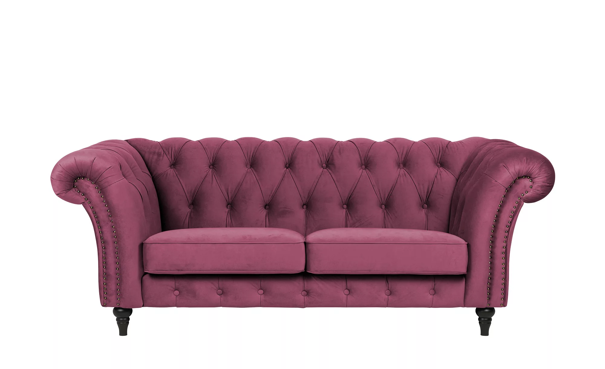 SOHO Einzelsofa  Churchill ¦ lila/violett ¦ Maße (cm): B: 212 H: 79 T: 100 günstig online kaufen