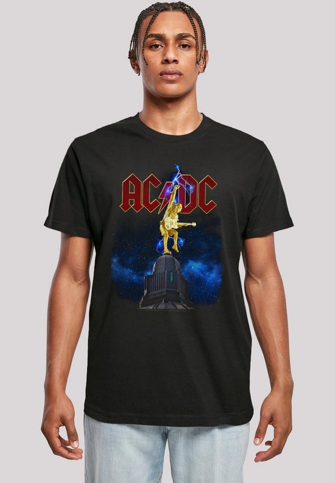 F4NT4STIC T-Shirt AC/DC Band Shirt Stiff Upper Lip Lightning Print günstig online kaufen